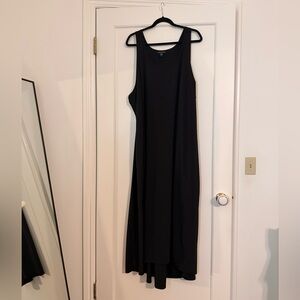 Athleta Black Sleeveless Presidio Maxi Dress